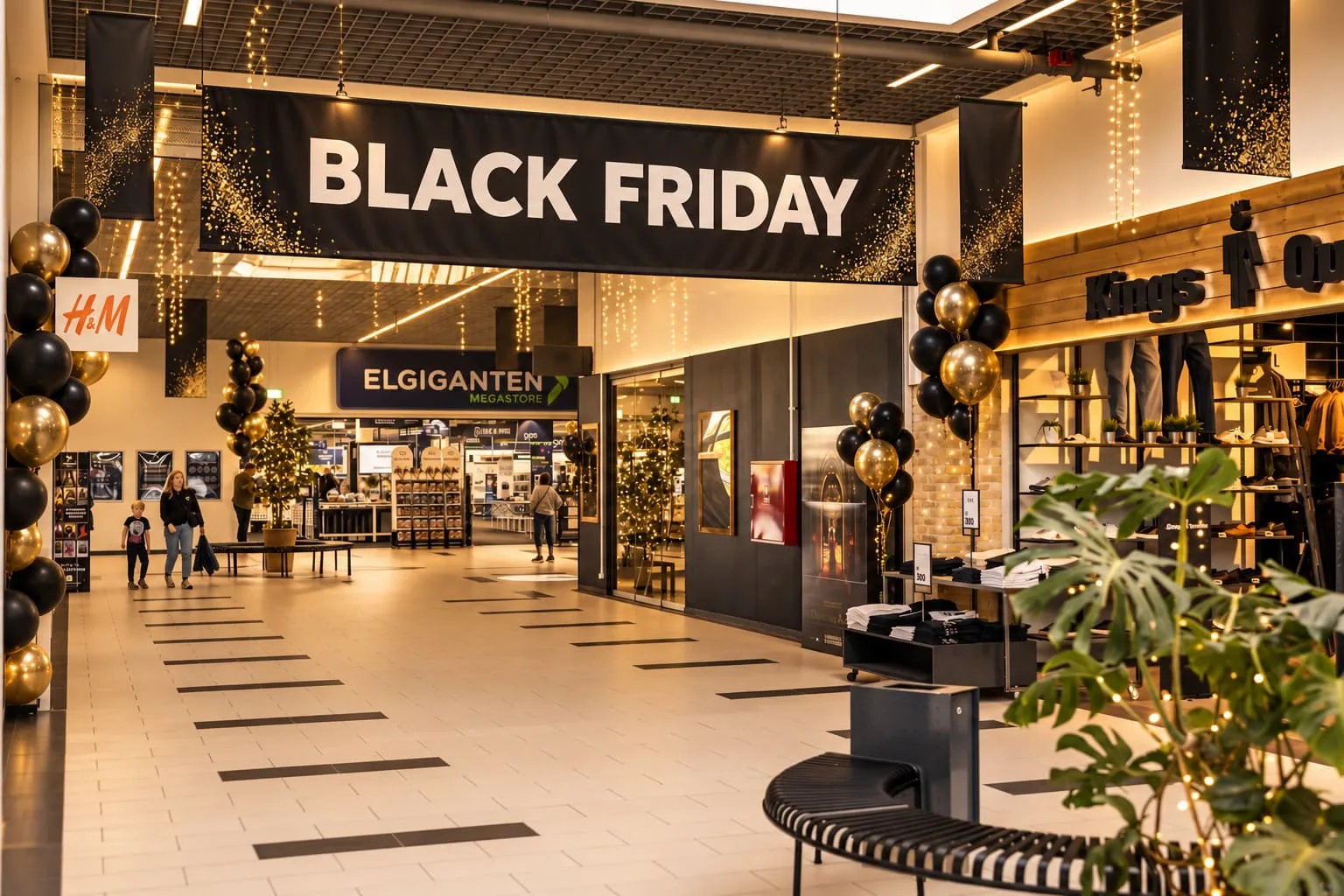 Black Friday Aalborg - Shoppen Aalborg - AI Billede