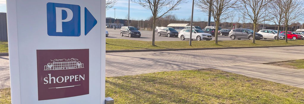 Parkering ved Shoppen