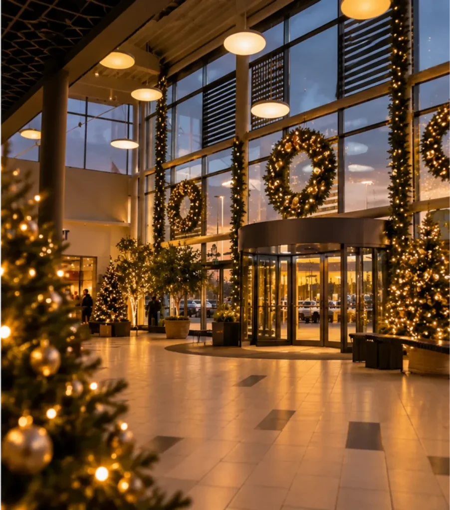 Julestemning i Shoppen i Aalborg